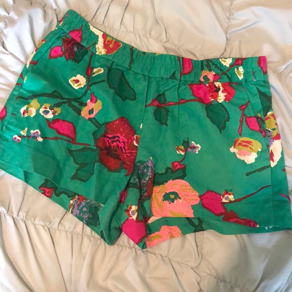 JCrew floral shorts